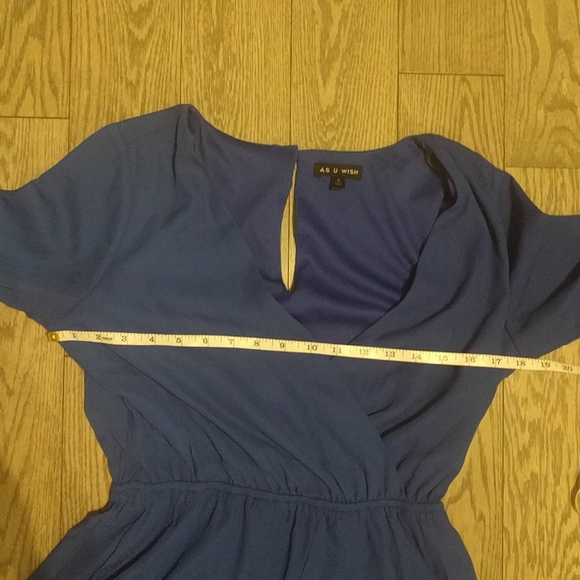 Beautiful blue romper by as u wish🍀🌸🌼💕 - Picture 5 of 10